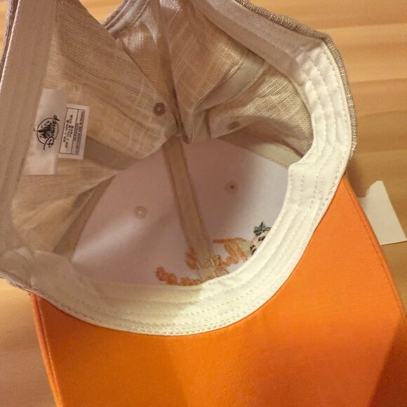 Disney Parks Adult Hat Think Orange Walt Disney World Accessory Cap Epcot - Picture 5 of 7
